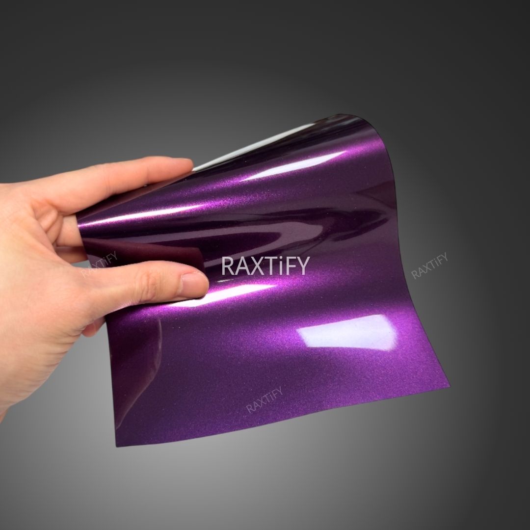Gloss Metallic Eclipse Purple Vinyl Wrap