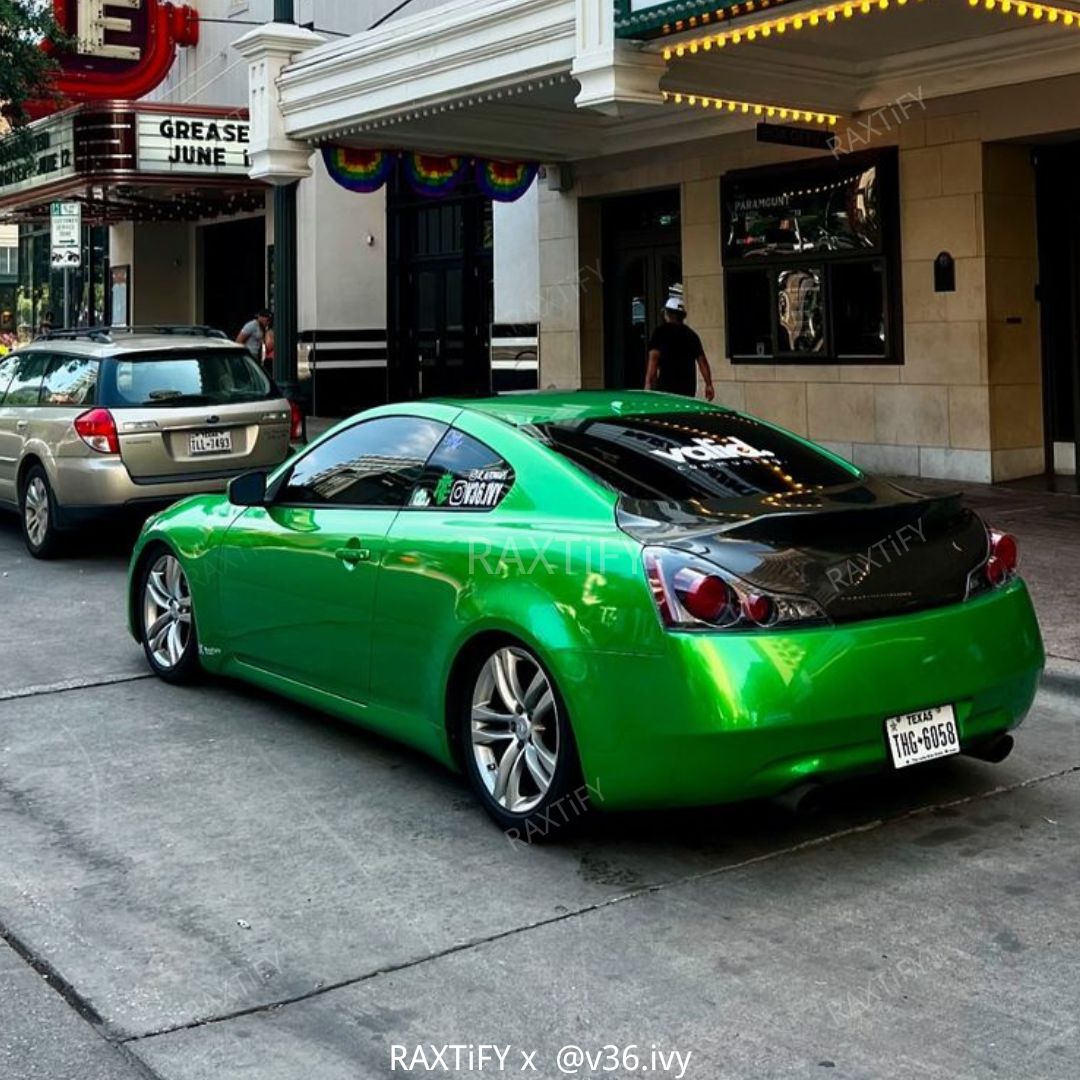 Gloss Metallic Flame Green Car Wrap