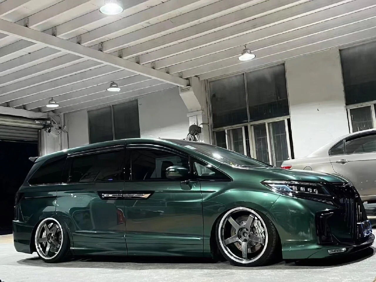 Gloss Metallic Forest Green Car Wrap