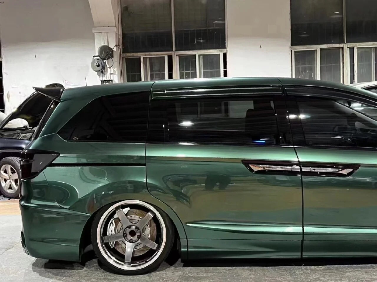 Gloss Metallic Forest Green Car Wrap