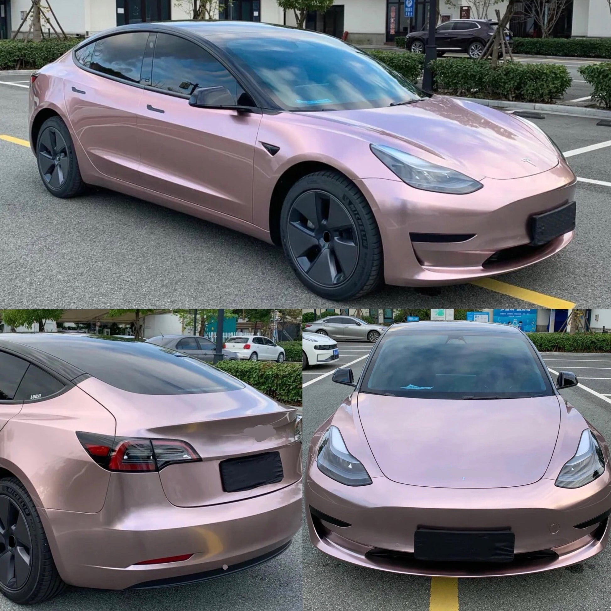 Gloss Metallic Frozen Berry Vinyl Wrap