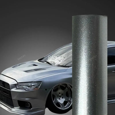 Gloss Metallic GT Silver Car Wrap