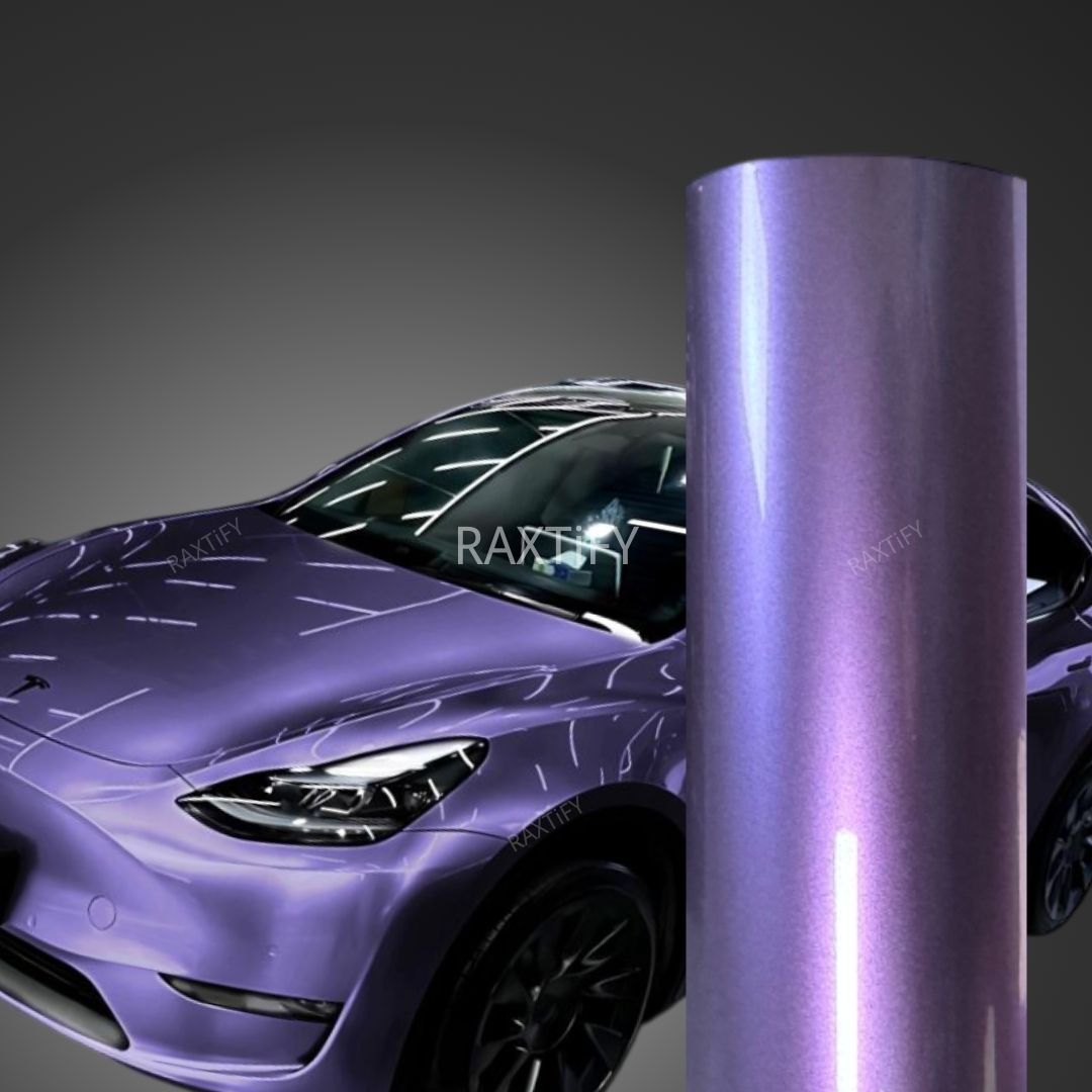 Gloss Metallic Galaxy Purple Vinyl Wrap