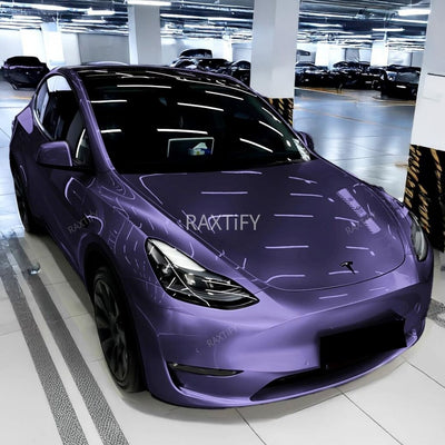 Gloss Metallic Galaxy Purple Vinyl Wrap