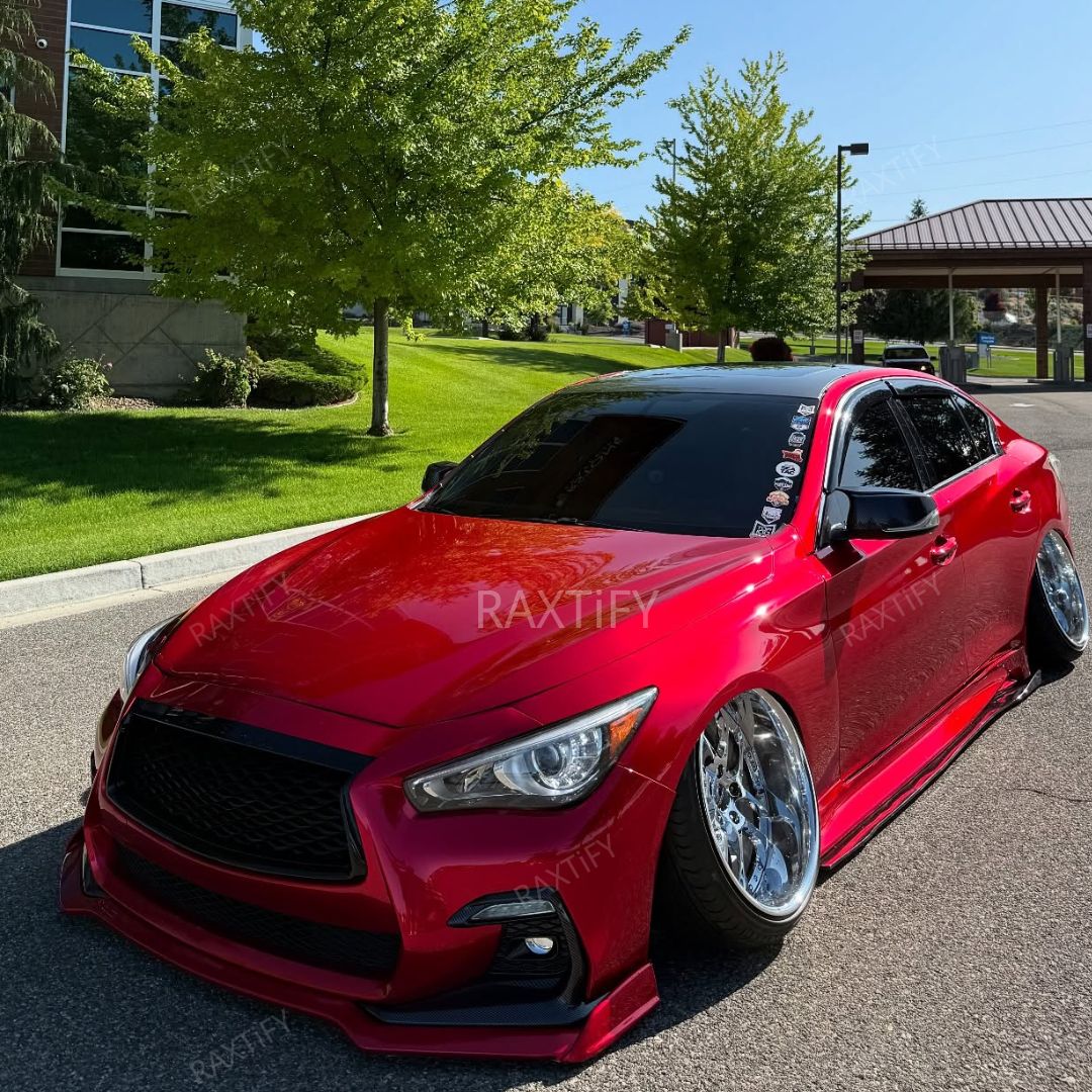 Gloss Metallic Gem Red Vinyl Wrap