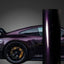 Gloss Metallic Glitter Black Purple Car Wrap