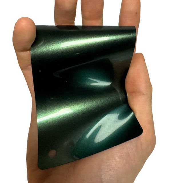 Gloss Metallic Gotland Green Vinyl Wrap swatch