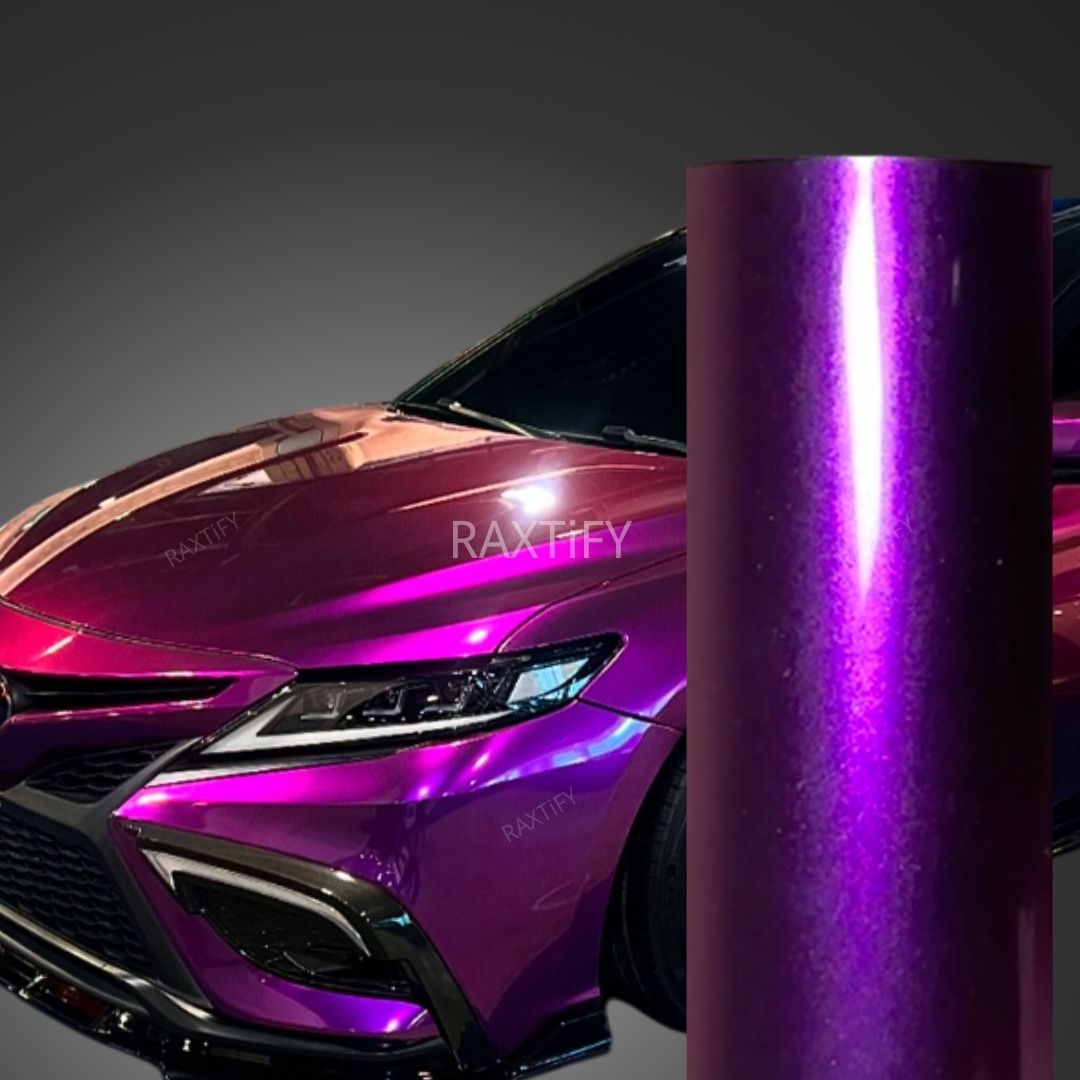 Gloss Metallic Grape Purple Vinyl Wrap