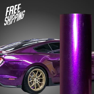 Gloss Metallic Grape Purple Vinyl Wrap