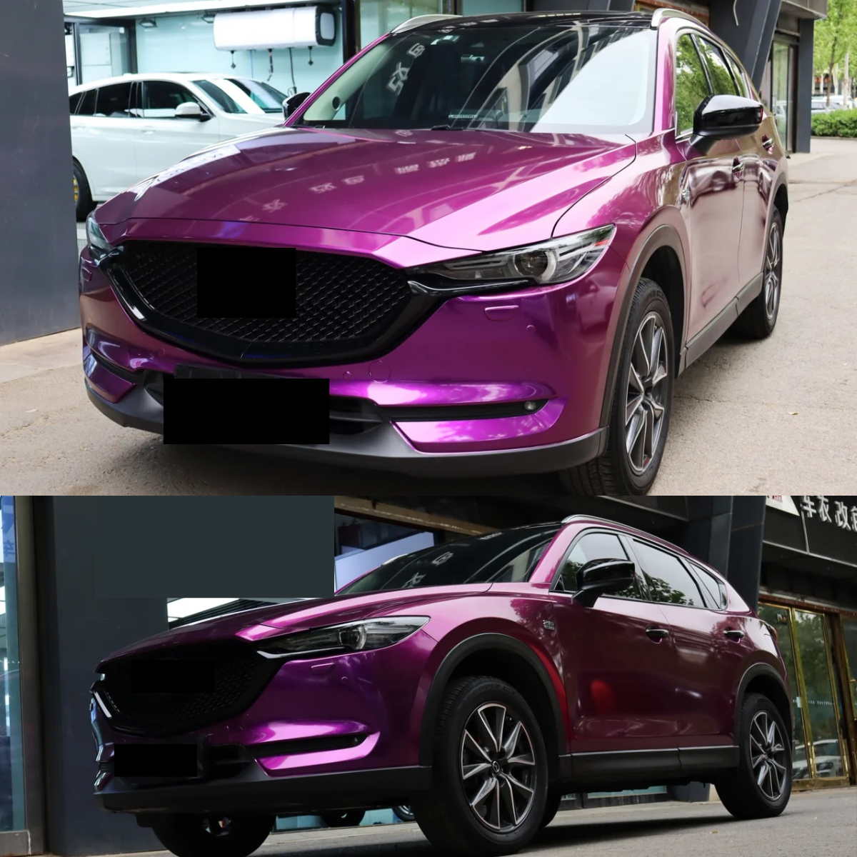 Gloss Metallic Grape Purple Vinyl Wrap