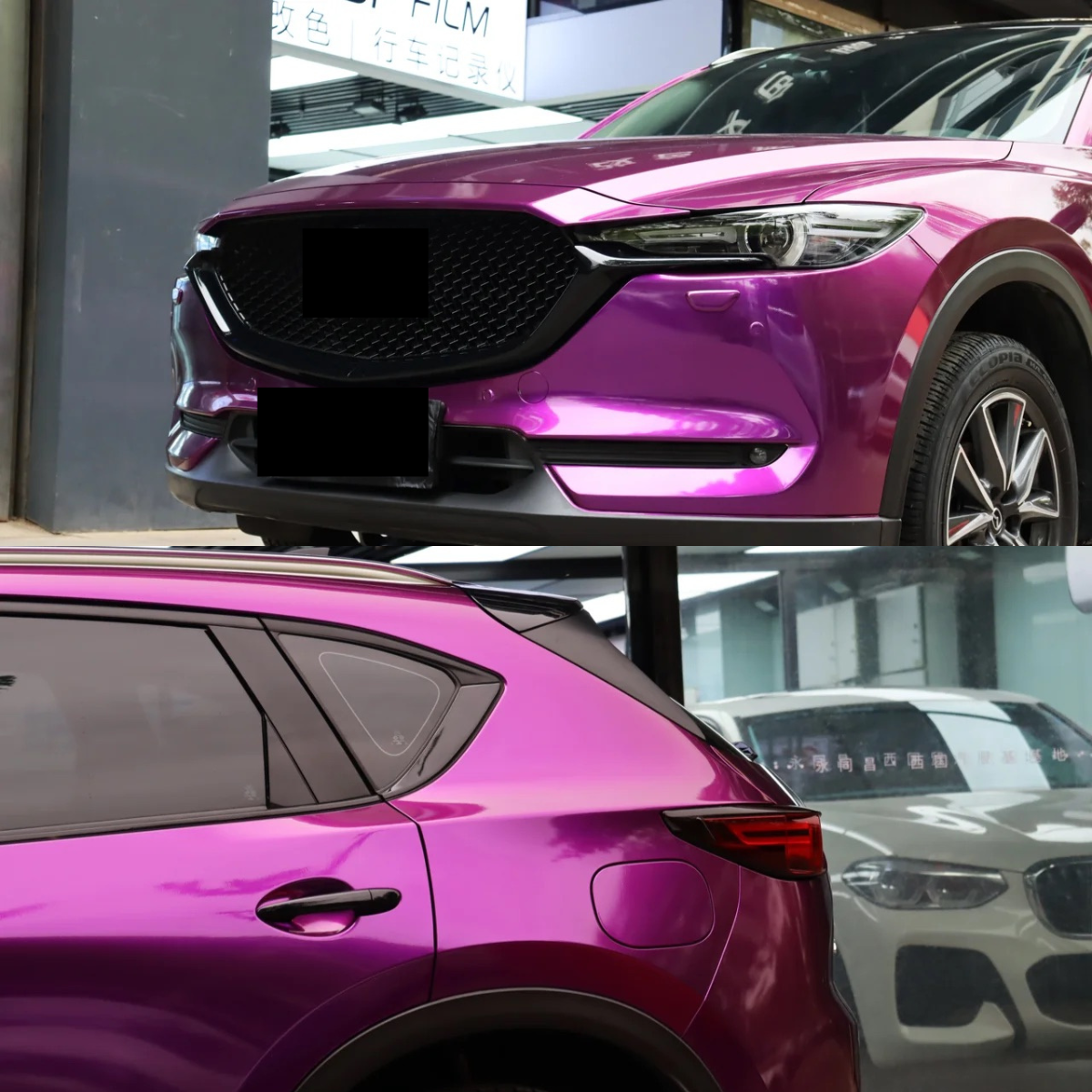 Gloss Metallic Grape Purple Vinyl Wrap