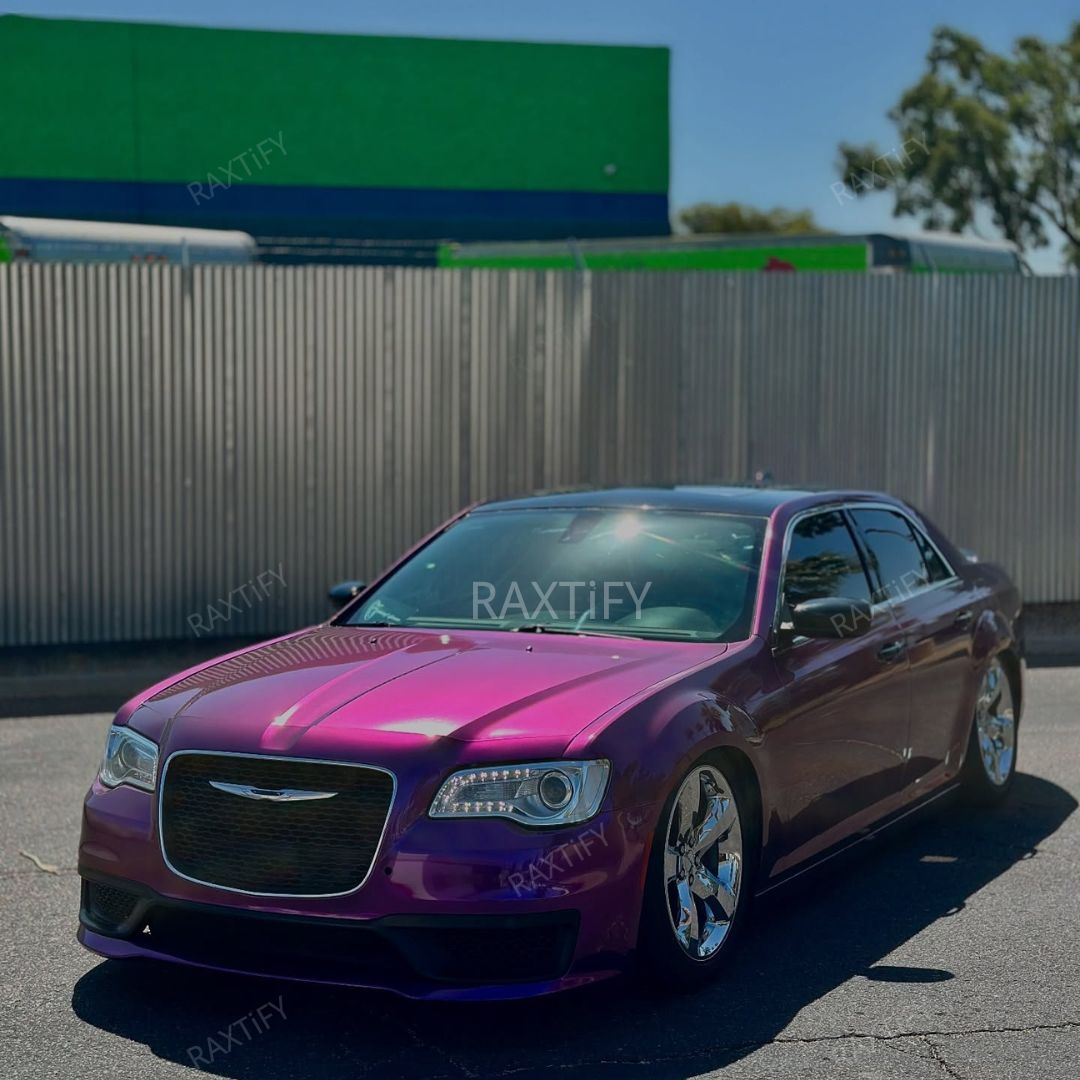 Chrysler 300 Gloss Metallic Grape Purple Vinyl Wrap