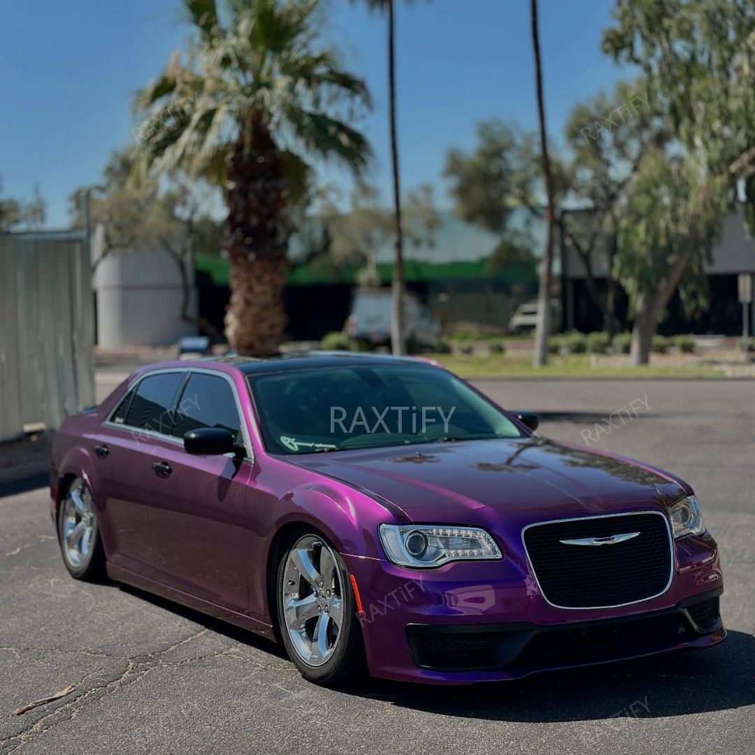 Chrysler 300 Gloss Metallic Grape Purple Vinyl Wrap