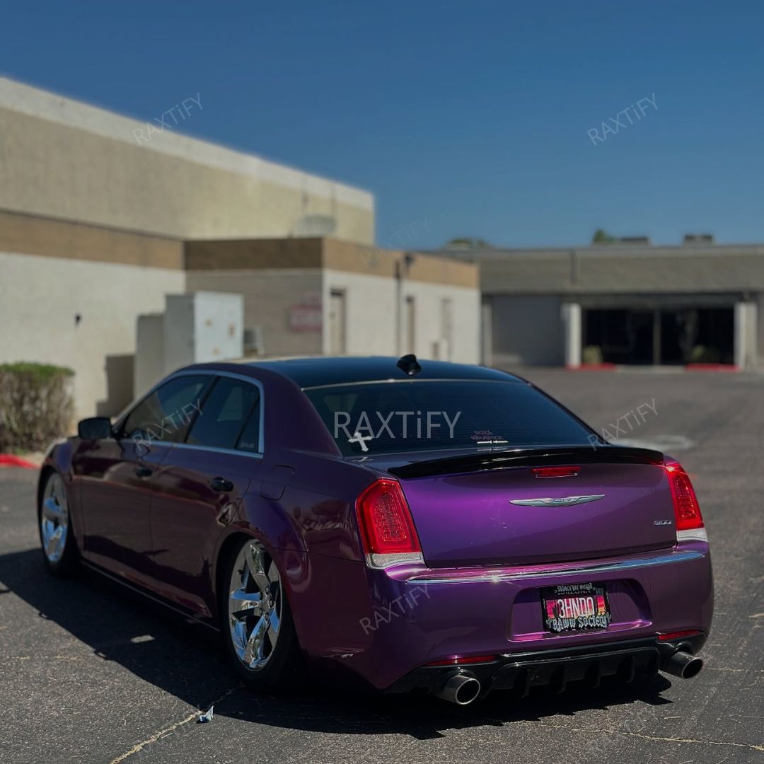 Chrysler 300 Gloss Metallic Grape Purple Vinyl Wrap
