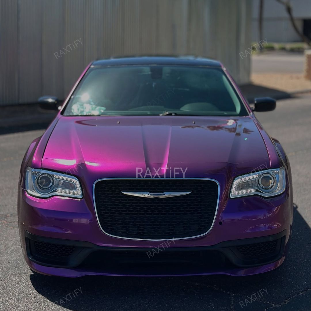 Chrysler 300 Gloss Metallic Grape Purple Vinyl Wrap