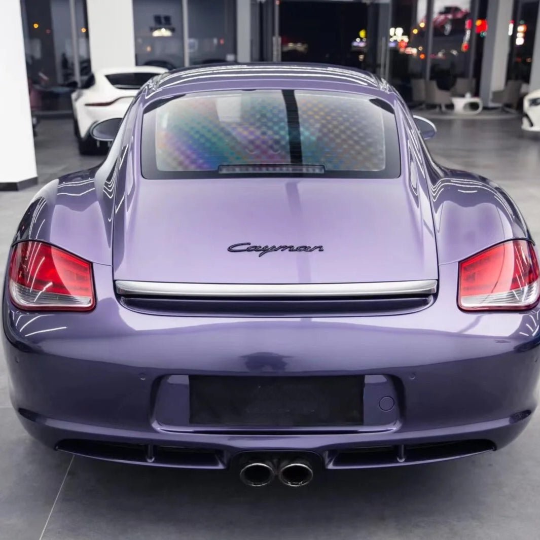 Gloss Metallic Gray Violet Car Wrap