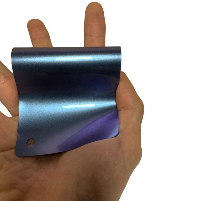 Gloss Metallic Gunmetal Purple Car Wrap swatch book