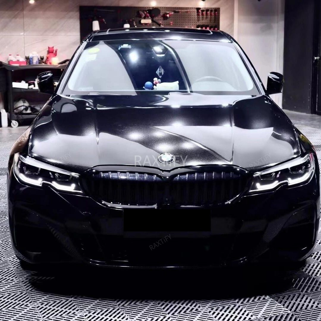 Gloss Metallic Havana Black Car Wrap