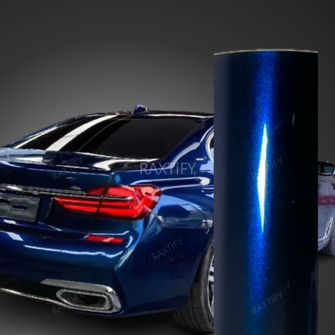 Gloss Metallic Indigo Blue Vinyl Wrap