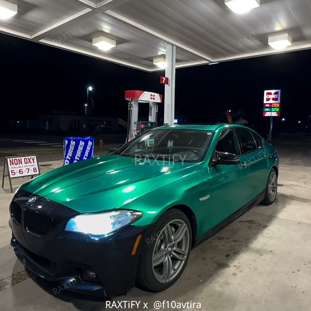 Gloss Metallic Isle of Man Green Car Vinyl Wrap
