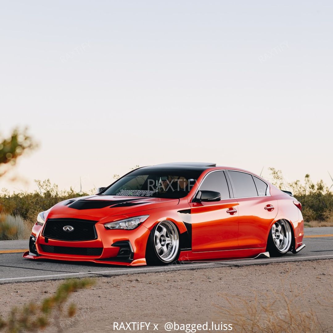 Gloss Metallic Lava Orange Vinyl Wrap