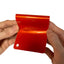 Gloss Metallic Lava Orange Vinyl Wrap swatch card