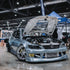 Gloss Metallic Light Steel Blue Vinyl Wrap Car