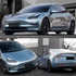 Gloss Metallic Light Steel Blue Vinyl Wrap Full 