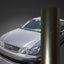 Gloss Metallic Liquid Silver Car Wrap