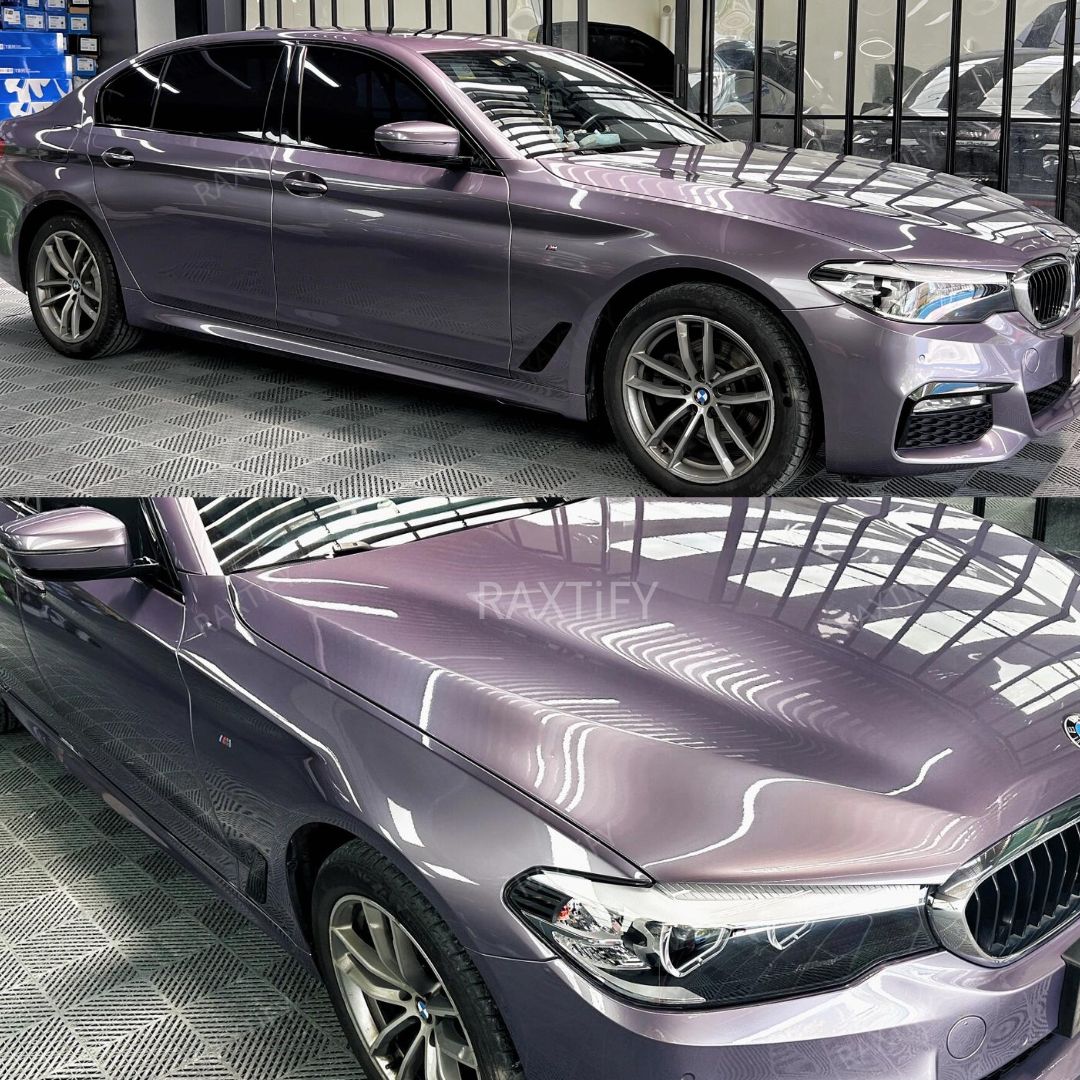 Gloss Metallic Luminous Violet Vinyl Wrap