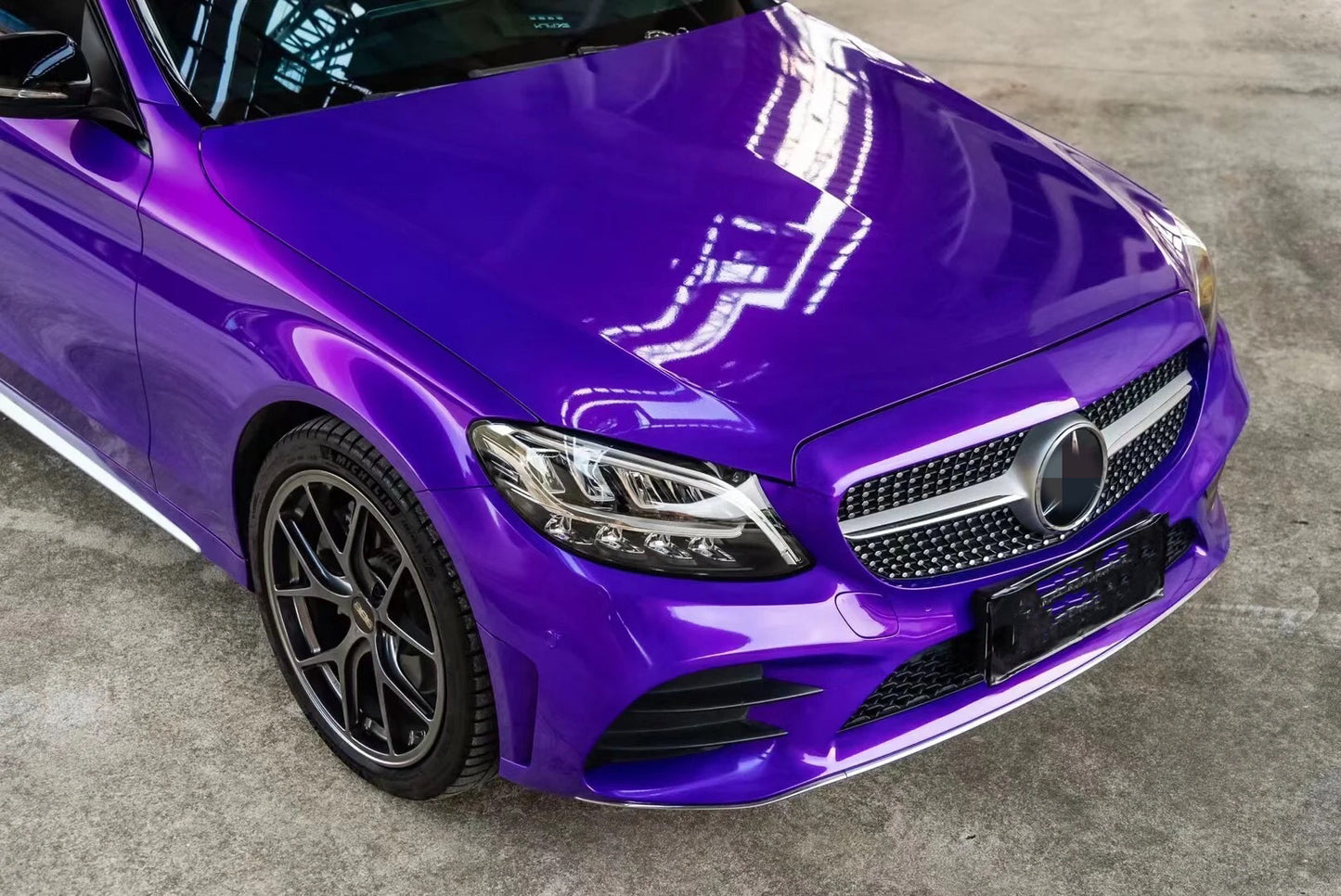 Gloss Metallic Magenta Purple Vinyl Wrap