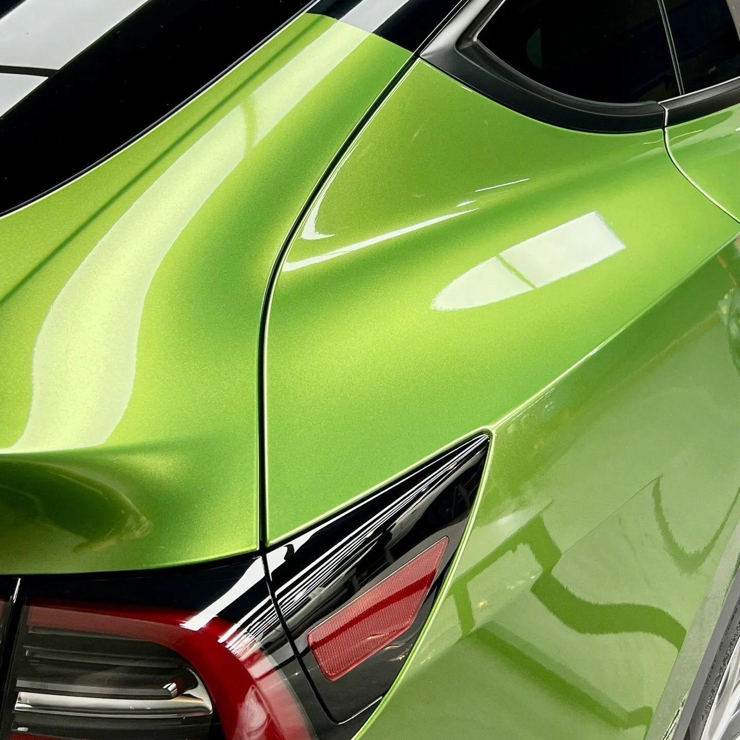 Gloss Metallic Mamba Green Car Wrap