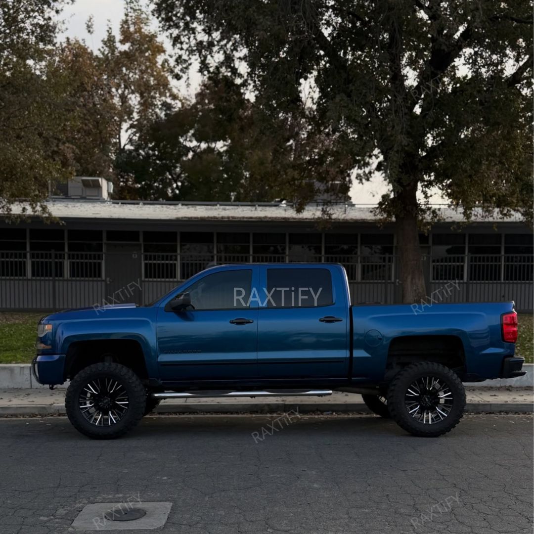 Gloss Metallic Midnight Blue Car Wrap Chevrolet