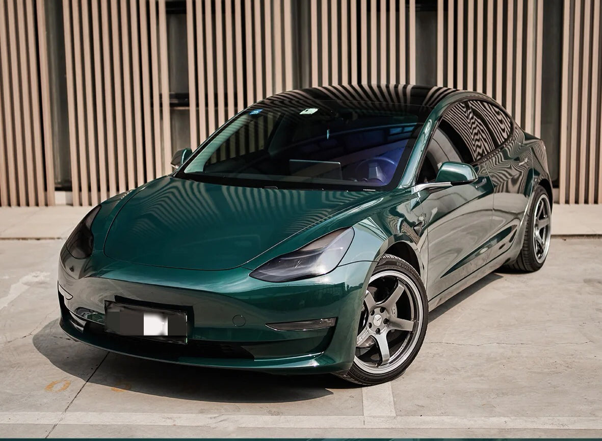 Gloss Metallic Midnight Green Car Wrap