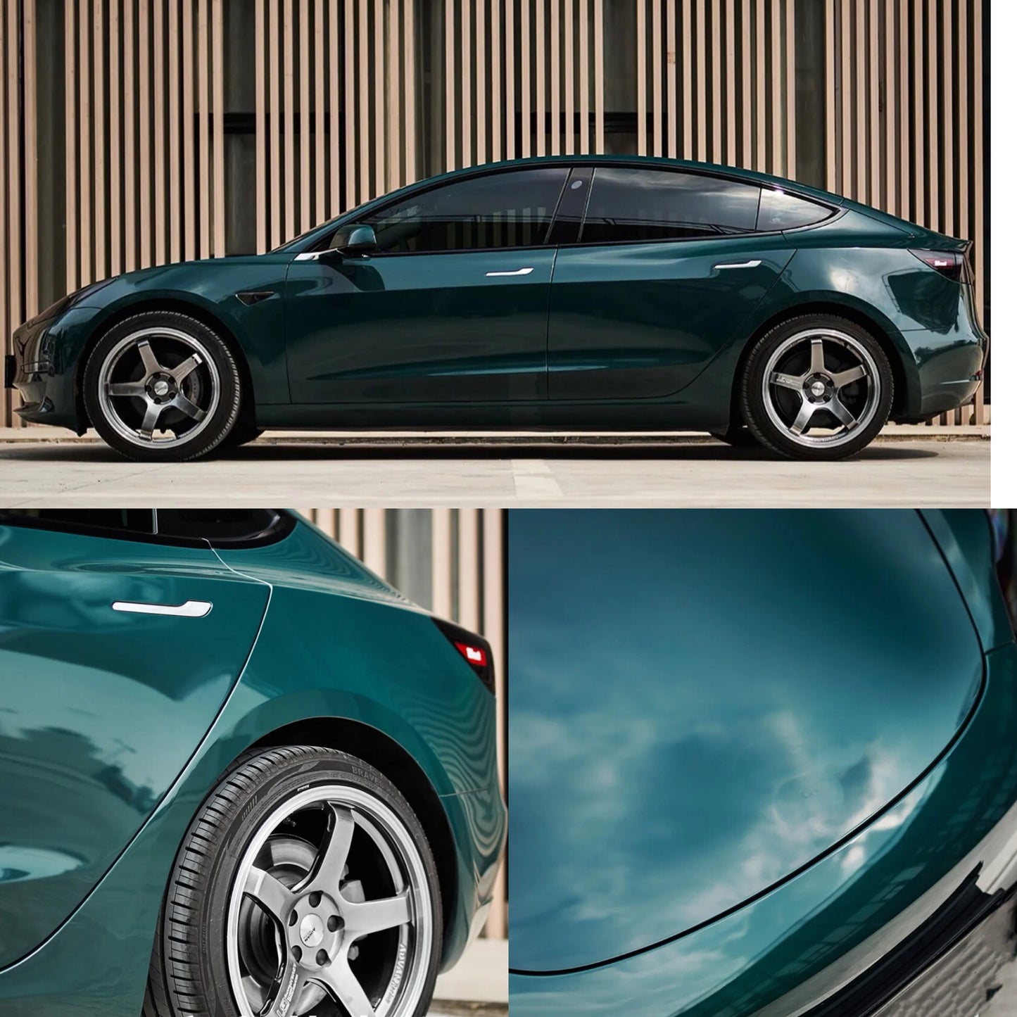 Gloss Metallic Midnight Green Car Wrap