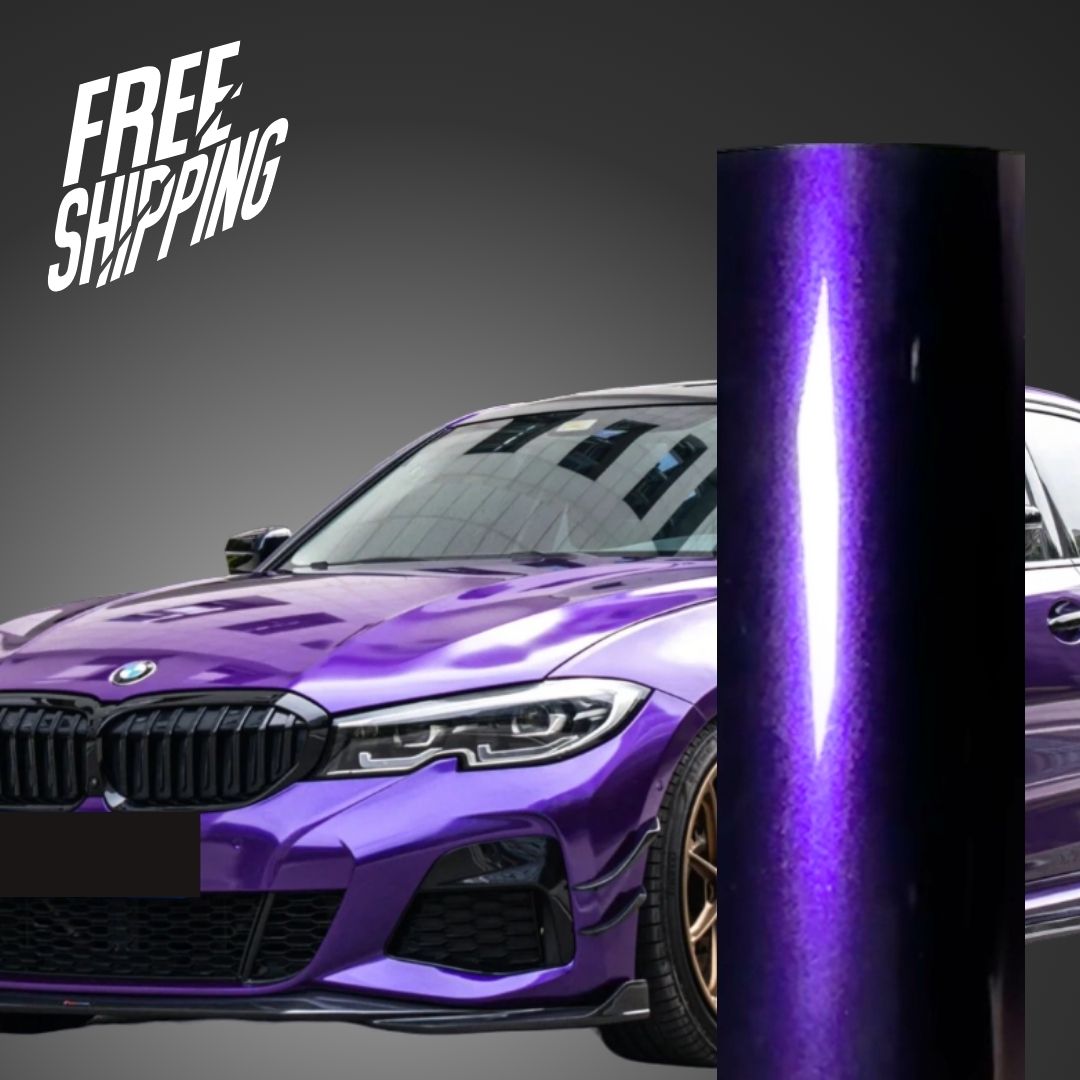 Gloss Metallic Midnight Purple II Car Wrap