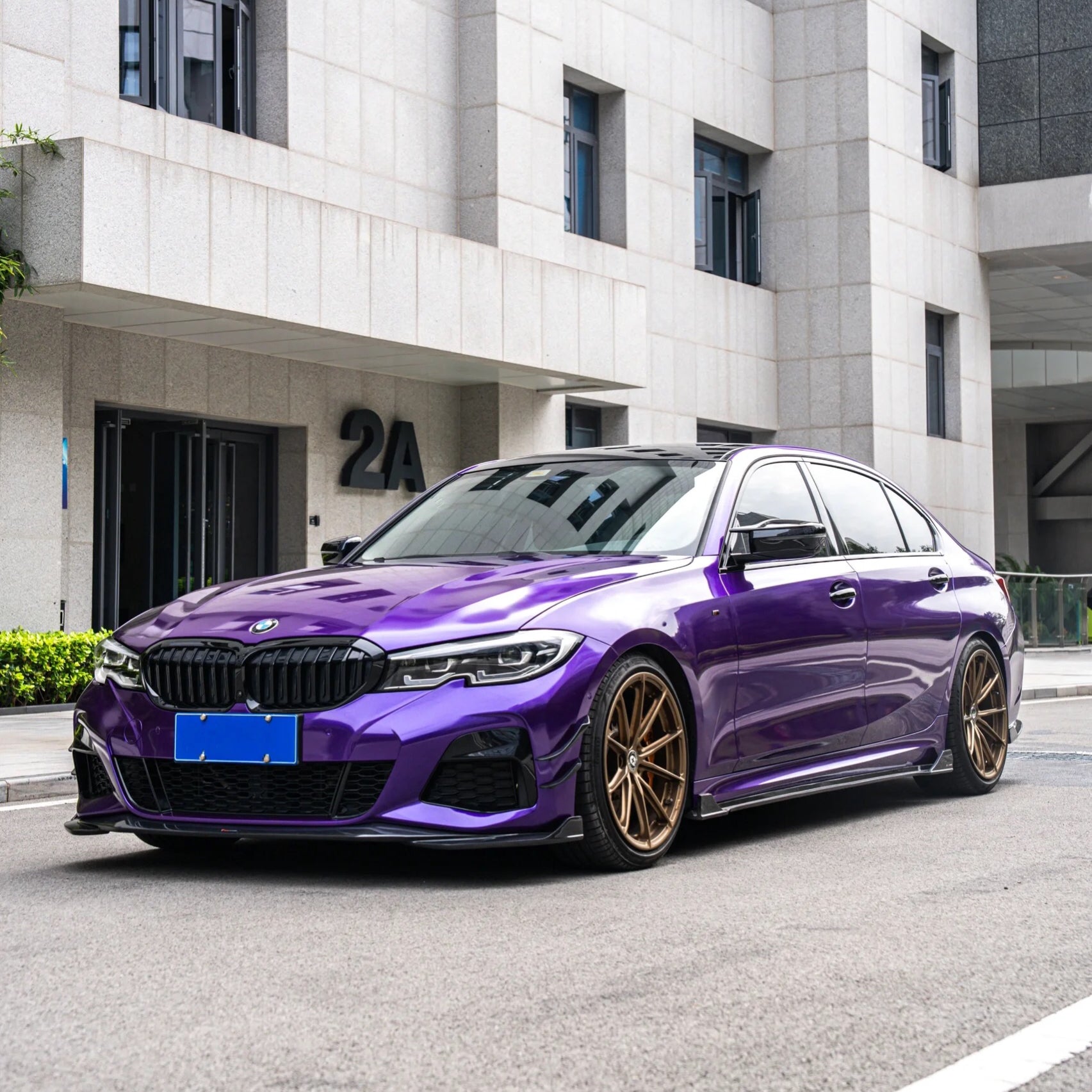 Gloss Metallic Midnight Purple II Car Wrap