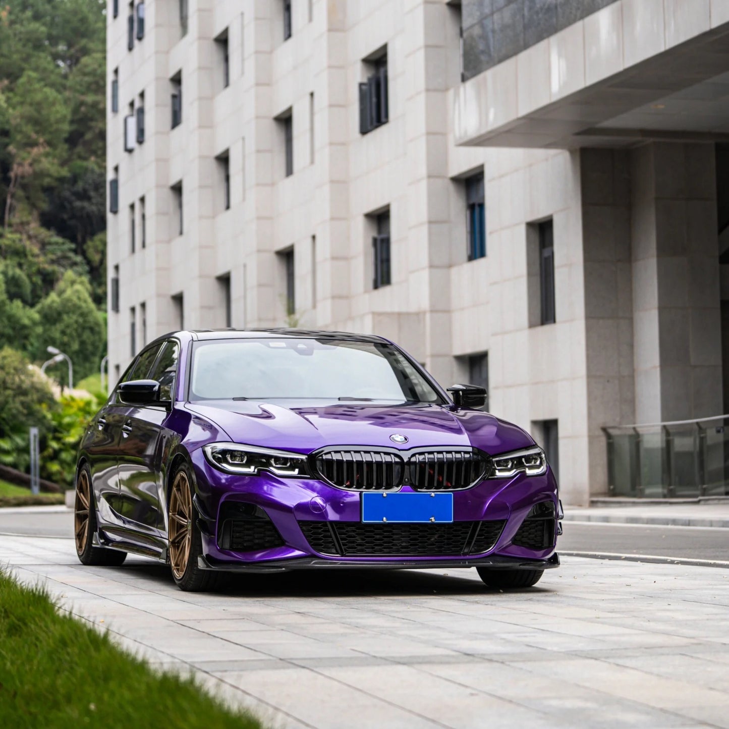 Gloss Metallic Midnight Purple II Car Wrap