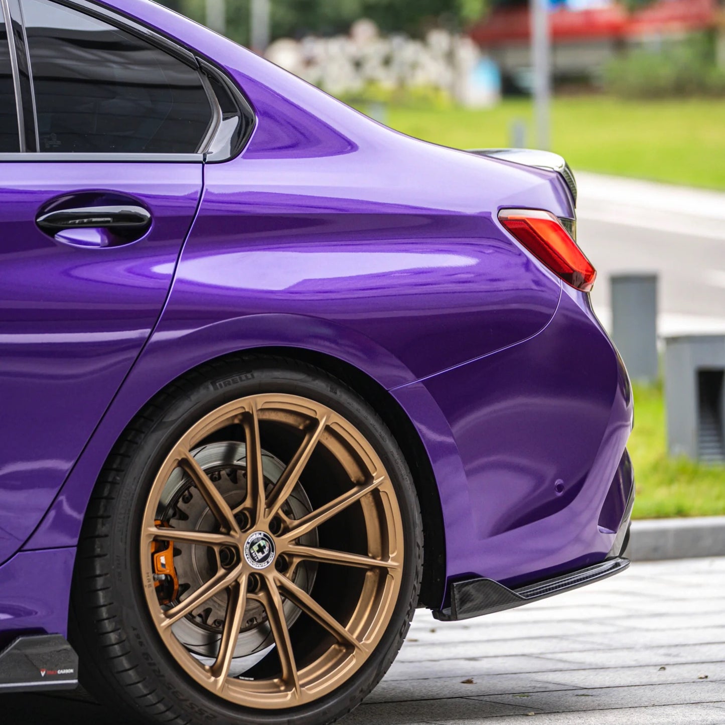 Gloss Metallic Midnight Purple II Car Wrap