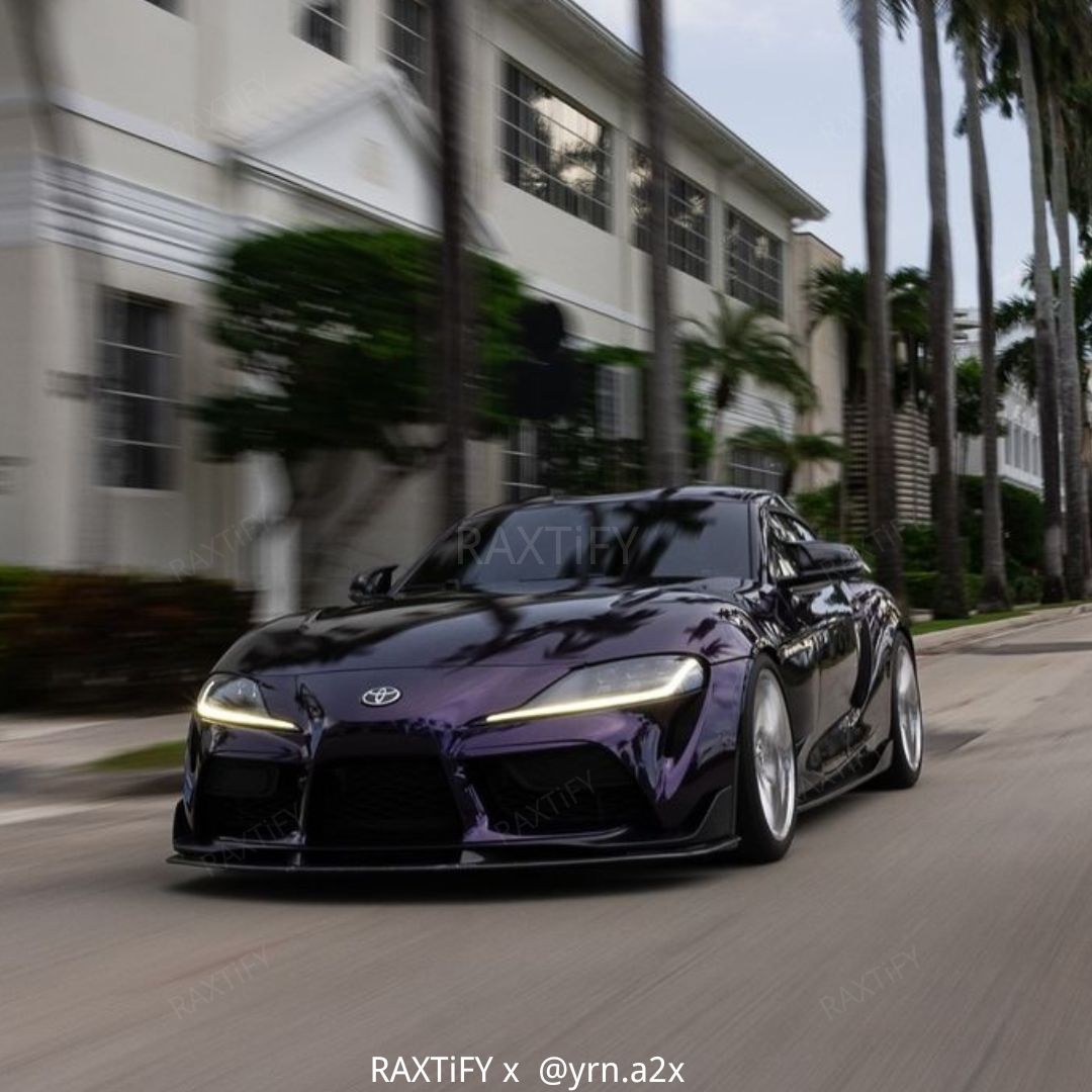 Gloss Metallic Midnight Purple Vinyl Wrap