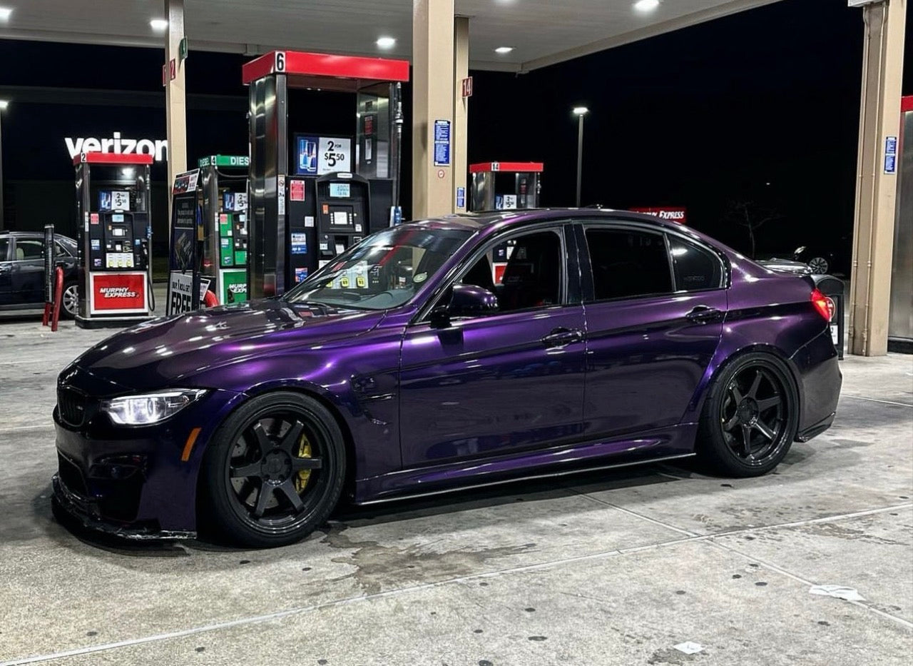 Gloss Metallic Midnight Purple Vinyl Wrap