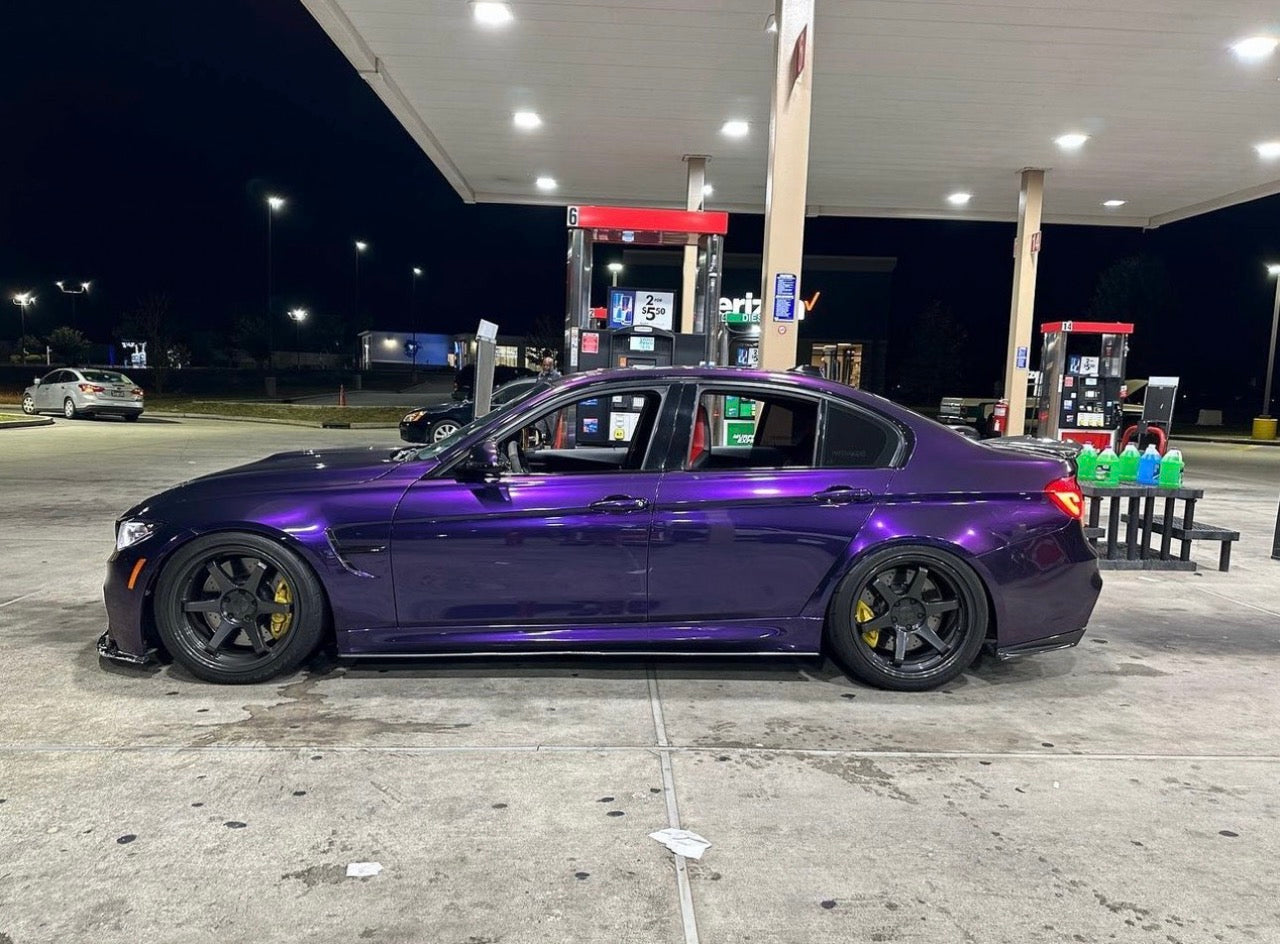 Gloss Metallic Midnight Purple Vinyl Wrap