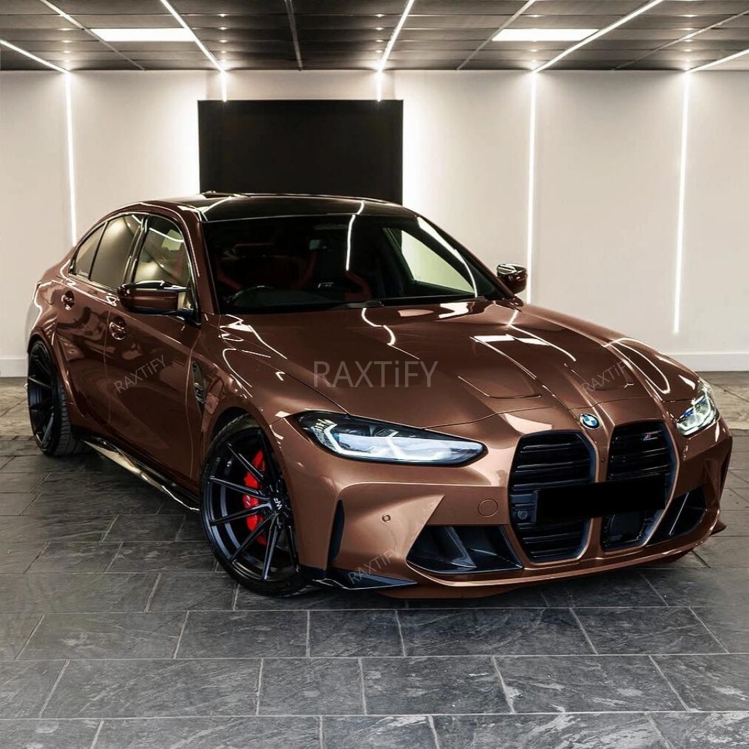 Gloss Metallic Mocha Mousse Brown Vinyl Wrap