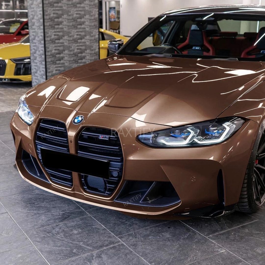 Gloss Metallic Mocha Mousse Brown Vinyl Wrap