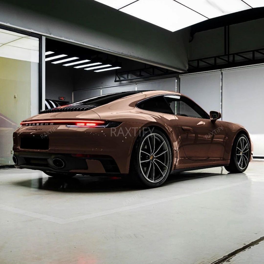 Gloss Metallic Mocha Mousse Brown Vinyl Wrap