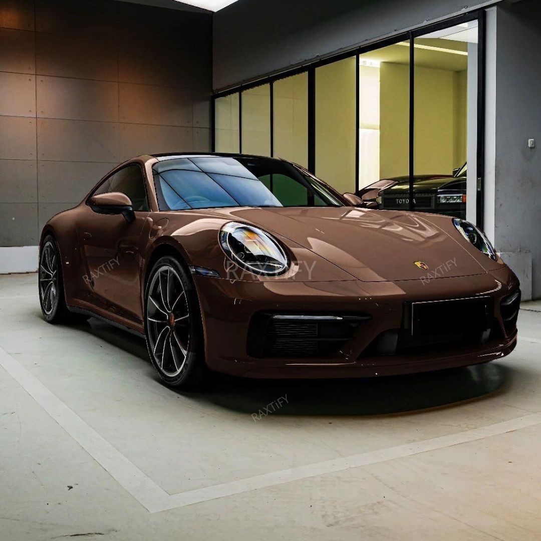 Gloss Metallic Mocha Mousse Brown Vinyl Wrap