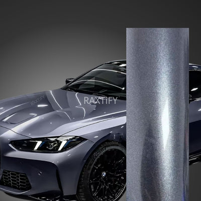 Gloss Metallic Moonlight Silver Vinyl Wrap