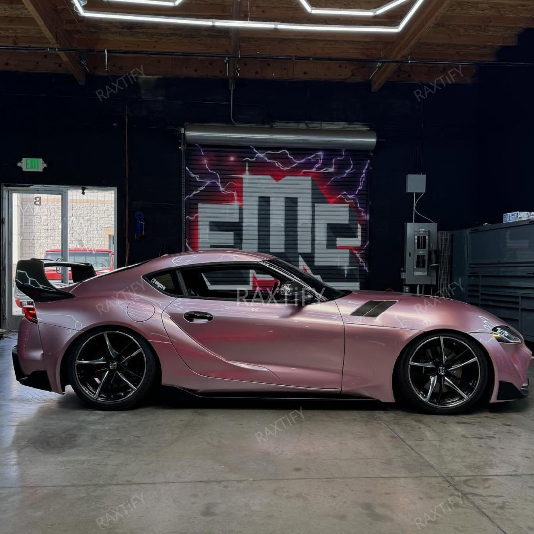 Gloss Metallic Passion Pink Vinyl Wrap