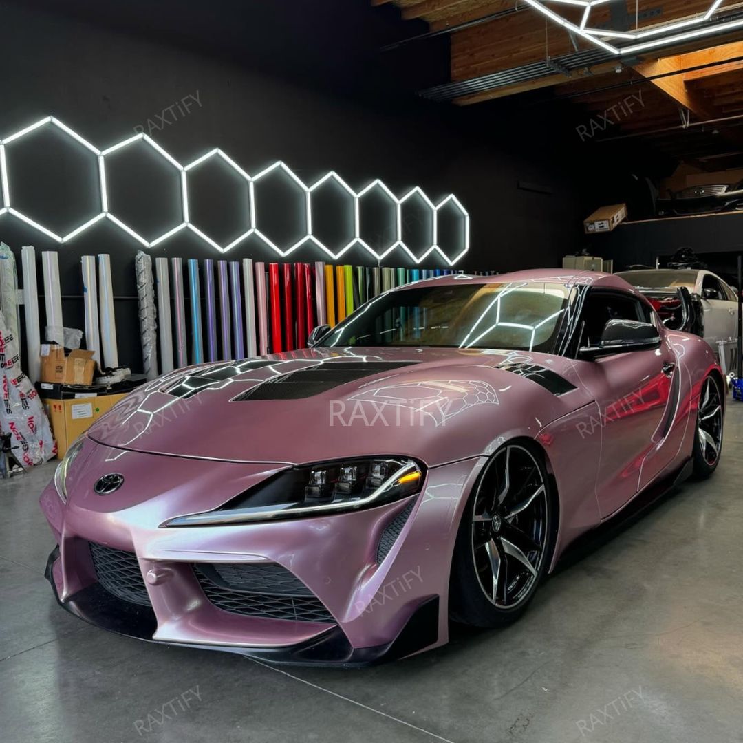 Gloss Metallic Passion Pink Vinyl Wrap