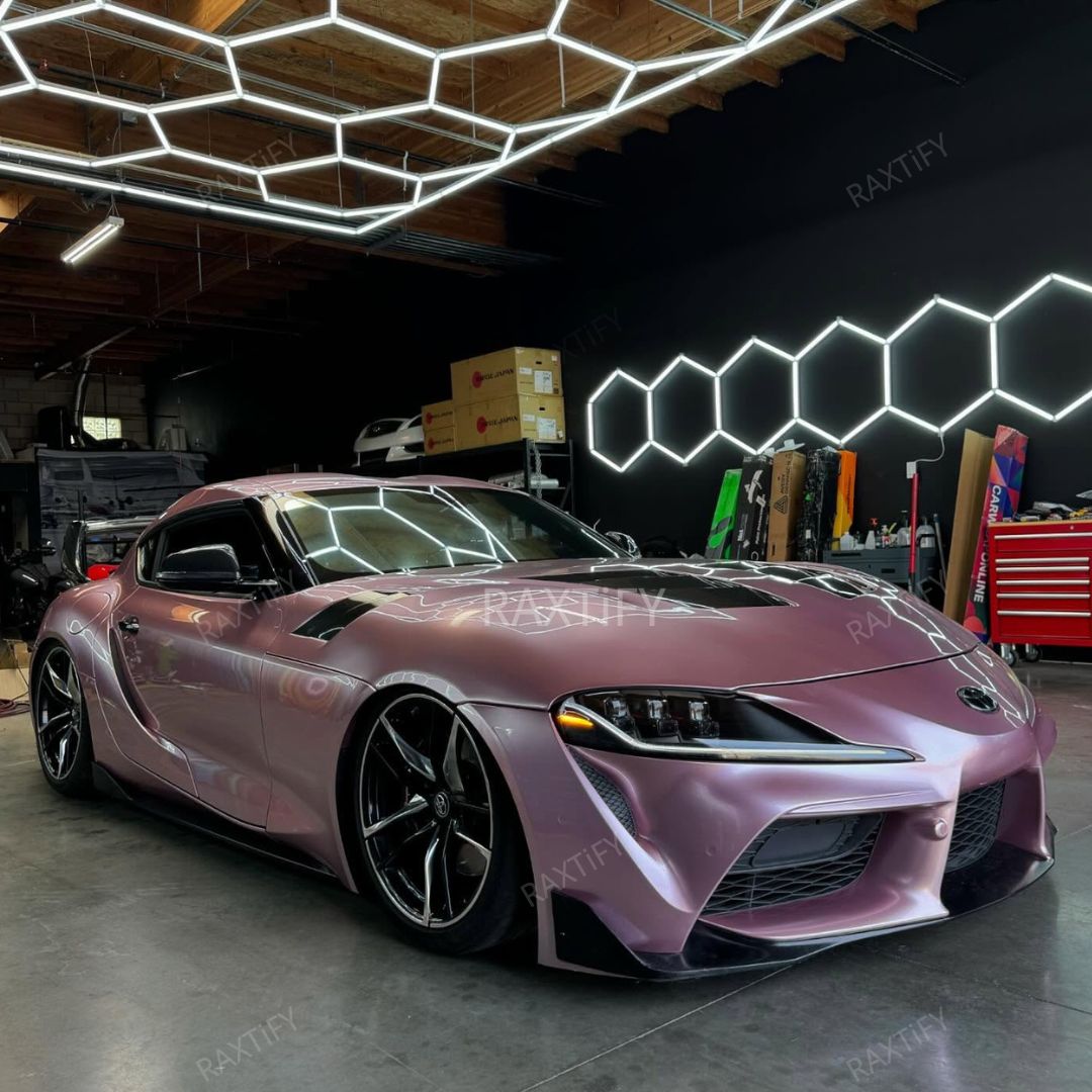 Gloss Metallic Passion Pink Vinyl Wrap